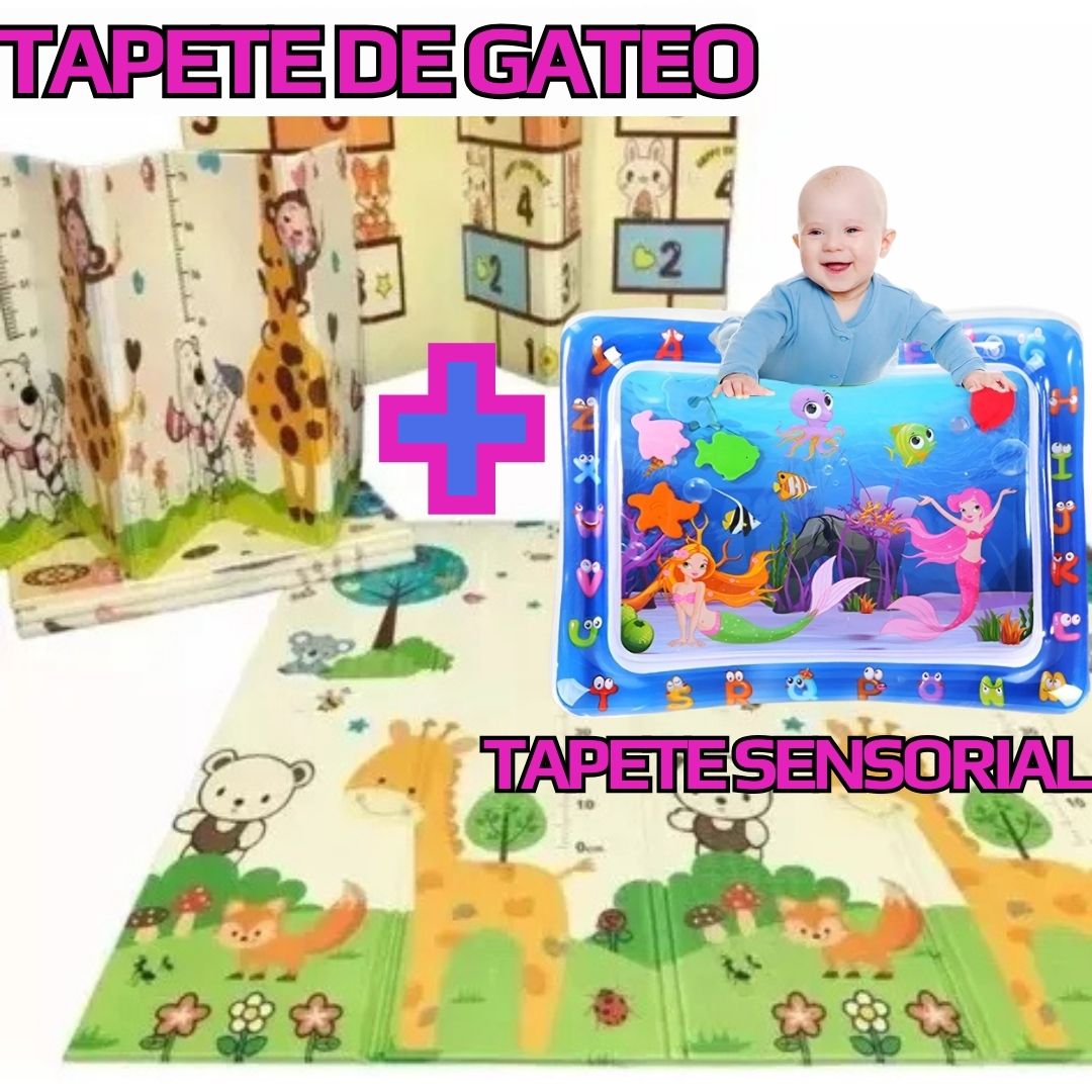 TAPETE DE GATEO Y TAPETE SENSORIAL